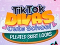 Mchezo Sketi Ya Kupendeza ya Shule ya TikTok Divas Inaonekana  online