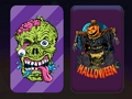 Mchezo Kumbukumbu ya Monsters ya Halloween  online