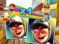 Mchezo Subway Surfers Wanalingana  online