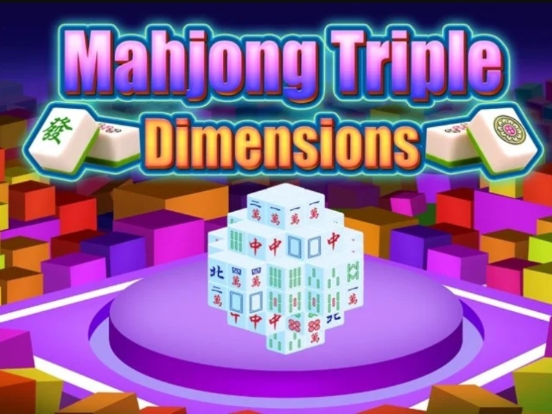 Mchezo Mahjong Vipimo Tatu  online