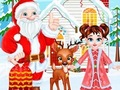 Mchezo Mtoto Taylor Krismasi Reindeer Furaha  online