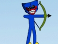 Mchezo Huggy Waggy Archer  online