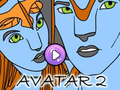 Mchezo Kitabu cha Rangi cha Avatar 2  online