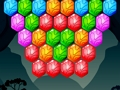 Mchezo Bubble risasi hexagon online