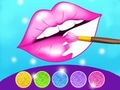 Mchezo Mchezo wa Kuchorea Midomo ya Glitter  online