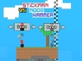 Mchezo Stickman vs Noob Hammer online