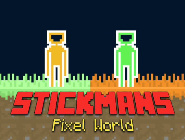 Mchezo Ulimwengu wa Pixel wa Stickmans  online