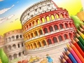 Mchezo Kitabu cha Kuchorea: Colosseum ya Kirumi  online
