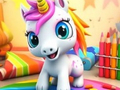 Mchezo Kitabu cha Kuchorea: Unicorn  online