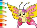 Mchezo Kitabu cha Kuchorea: Butterfly  online