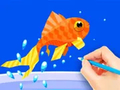 Mchezo Kitabu cha Kuchorea: Samaki  online