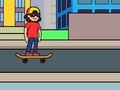 Mchezo Wheelie ya Skateboard  online