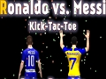 Mchezo Messi vs Ronaldo kick tac toe online