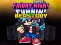 Mchezo Super Friday Night Funkin vs Beast Guy  online