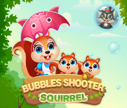 Mchezo Bubbles shooter squirrel online