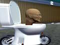 Mchezo Mashindano ya Baiskeli ya Skibidi Toilet Moto  online