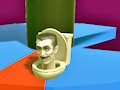 Mchezo Skibidi choo helix 3d online