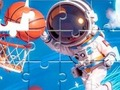 Mchezo Jigsaw Puzzle: Nafasi ya Mpira wa Kikapu  online