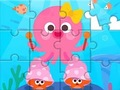 Mchezo Mafumbo ya Jigsaw: Pweza Mzuri  online