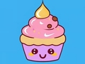 Mchezo Kitabu cha Kuchorea: Cupcake  online