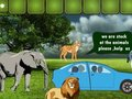 Mchezo Familia Kuepuka Wanyama Hatari  online