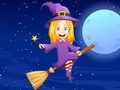 Mchezo Kitabu cha Kuchorea: Msichana wa Halloween  online