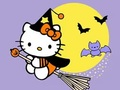 Mchezo Kitabu cha Kuchorea: Kitty Halloween  online