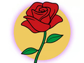 Mchezo Kitabu cha kuchorea: Rose  online
