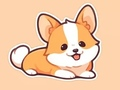 Mchezo Kitabu cha kuchorea: Corgi  online
