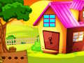 Mchezo Tiled Roof House Gold Hazina Escape  online