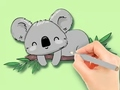Mchezo Kitabu cha Kuchorea: Koala mbili  online