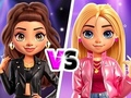Mchezo Mtindo wa Black Vs Pink wa Lovie Chic  online
