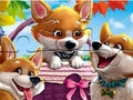 Mchezo Jigsaw Puzzle: Corgis Mapenzi  online