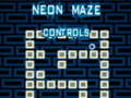 Mchezo Udhibiti wa Maze ya Neon  online
