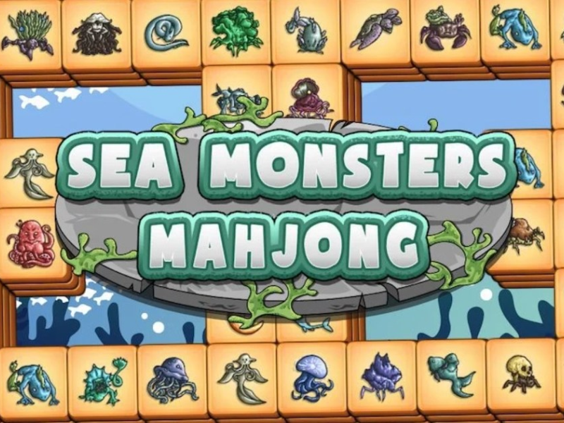 Mchezo Bahari Monsters Mahjong  online
