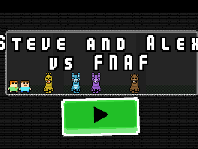 Mchezo Steve na Alex dhidi ya Fnaf  online
