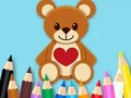 Mchezo Kitabu cha Kuchorea: Toy Bear  online