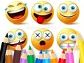 Mchezo Kitabu cha Kuchorea: Emoji ya Mapenzi  online