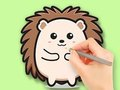 Mchezo Kitabu cha Kuchorea: Hedgehog nzuri  online