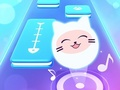 Mchezo Paka wa Muziki! Vigae vya Piano Mchezo 3D  online
