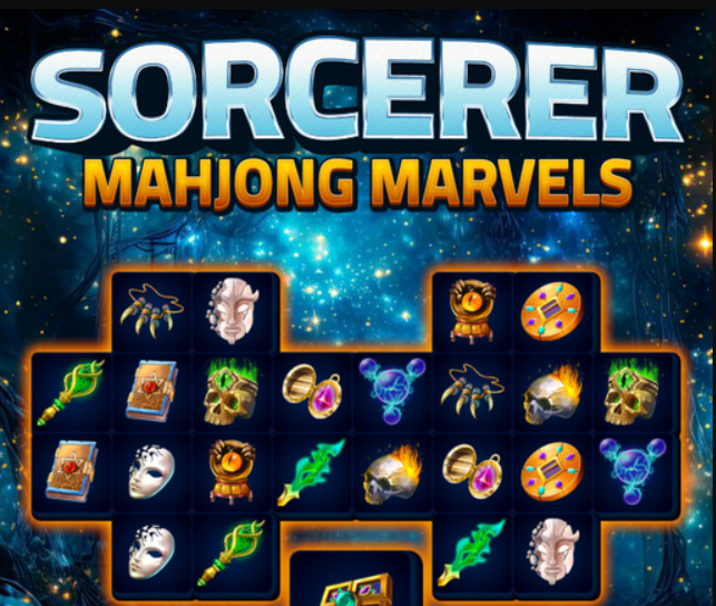 Mchezo Mchawi Mahjong Maajabu  online