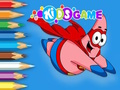 Mchezo Kitabu cha Kuchorea: Nyota ya Super Patrick  online