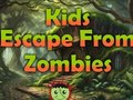 Mchezo Watoto Kuepuka Kutoka Zombies  online