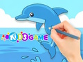 Mchezo Kitabu cha Kuchorea: Dolphin Mzuri  online