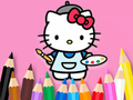 Mchezo Kitabu cha Kuchorea: Hello Kitty Painting  online