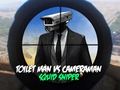 Mchezo Mtu wa choo vs cameraman squid sniper online