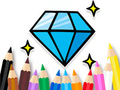 Mchezo Kitabu cha Kuchorea: Shining-Diamond  online