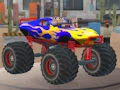 Mchezo Monster lori stunt racer online