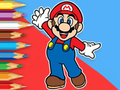 Mchezo Kitabu cha Kuchorea: Mario Furaha ya Skating  online