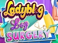 Mchezo Upasuaji wa Mguu wa Ladybug  online